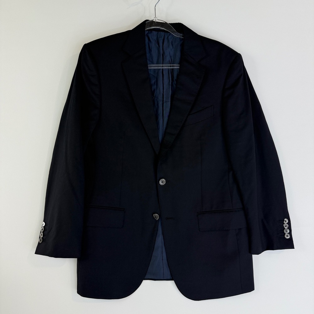 Ermenegildo Zegna Blazer Men 48 C Navy Mila Micronosphere Wool 2 Button Jacket